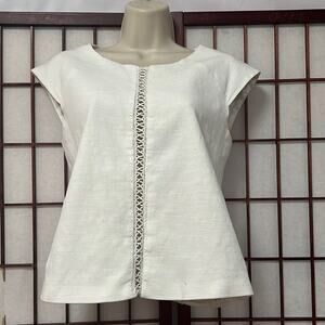 WAVERLY GREY LIBERANT ‎ WHITE TOP SIZE XS